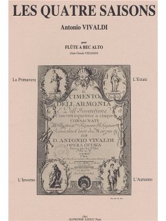 Cover Les quatre saisons pour flűte ŕ bec alto