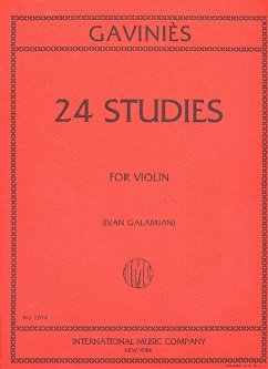 Cover 24 Studies for violin