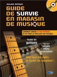 Julien Bitoun, Guide de survie en magasin de musique Gitarre Buch + CD Cover Julien Bitoun, Guide de survie en magasin de musique Gitarre Buch + CD