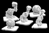 Earth Kami and Water Avatar  Monsterpocalypse Elemental Champions Units (resin)