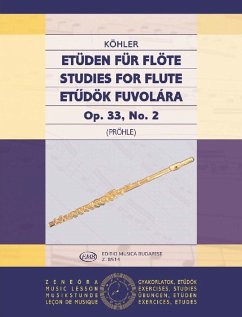Cover Etüden op.33,2 für Flöte