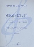 Sonate en ut pour saxophone alto ou alto et orchestre pour saxophone alto (ou alto) et piano