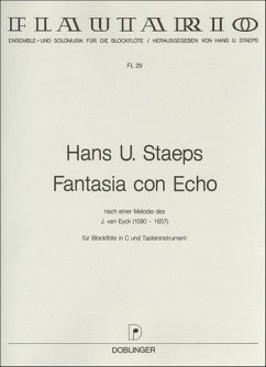 Cover Fantasia con echo für Sopranblockflöte und Klavier