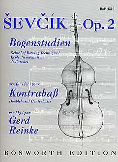 Cover Schule der Bogentechnik op.2 für Kontrabass