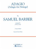 Samuel Barber, Adagio For Strings Concert Band Partitur + Stimmen