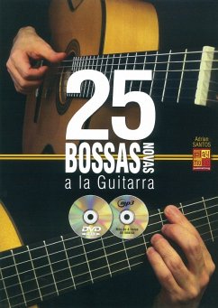 Cover 25 Bossas Novas A La Guitarra Gitarre Buch + CD + CD-ROM