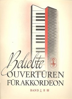 Cover Beliebte Ouvertueren Band 1 für Akkordeon