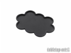 Cover Movement Tray - Rounded Edge - 25mm 10s Cloud - Black