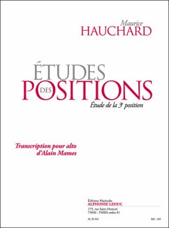 Cover Etudes des positions (+CD) pour violon positions 3