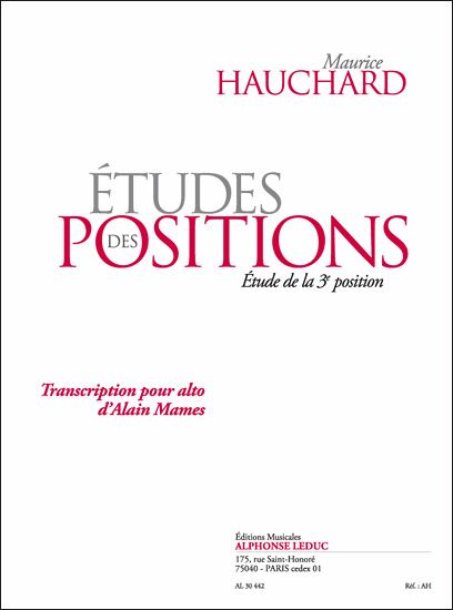 Etudes des positions (+CD) pour violon positions 3 Etudes des positions (+CD) pour violon positions 3