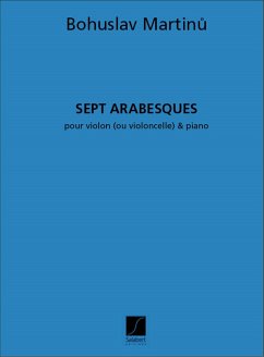 Cover 7 arabesques pour violon ou violoncelle et piano