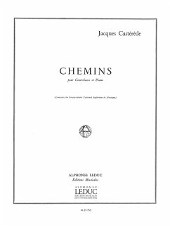 Cover CASTEREDE CHEMINS CONTREBASSE ET PIANO