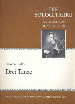 Cover 3 Tänze für Gitarre
