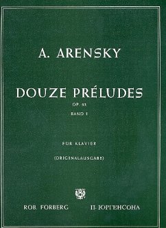 Cover 12 préludes op.63 Band 1 (Nr.1-6) für Klavier