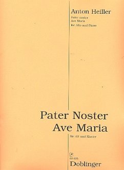 Cover Pater noster und Ave Maria für Alt und Klavier (la)