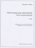 Sandor Veress, Venti Pezzi per Pianoforte Klavier Partitur