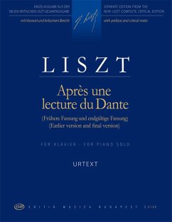 Cover Aprés une lecture du Dante für Klavier
