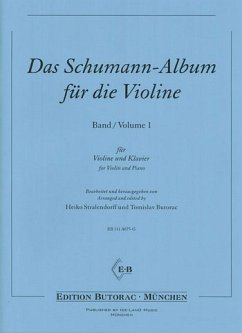 Das Schumann-Album Band 1 für die Violine Cover Das Schumann-Album Band 1 für die Violine