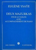 2 Mazurkas für Violine und Klavier 2 Mazurkas für Violine und Klavier