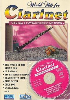 Cover World Hits for Clarinet (+CD): Original und Playbackversion mit Noten