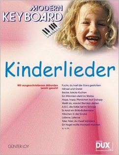 Cover Modern Keyboard Kinderlieder mit ausgeschriebenen Akkorden leicht gesetzt