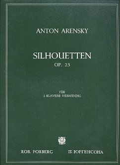Cover Silhouetten op.23 für 2 Klaviere