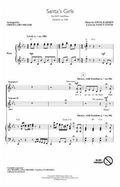 Cover Steve Karmen_Nancy Coyne, Santa's Girls Chor CD