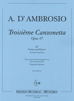 Canzonetta Nr.3 op.47 für Violine
