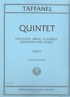Cover Quintet for flute, oboe, clarinet, bassoon and horn parts