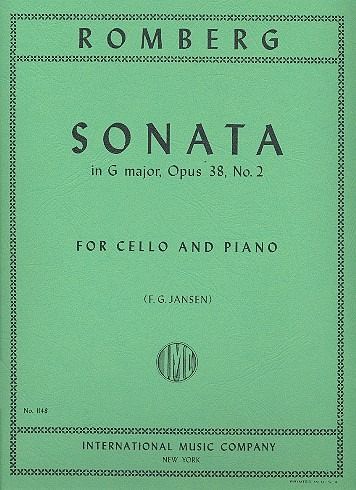 Sonata G major op.38,2 for cello and piano Sonata G major op.38,2 for cello and piano