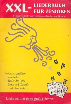 Cover XXL-Liederbuch für Senioren (Großdruck) ohne Noten