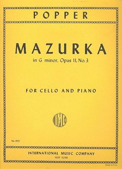 Mazurka g minor op.11,3 for cello and piano