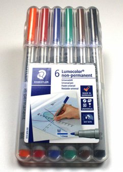 Cover Water Soluble 6-Pack Markers Medium-Tip