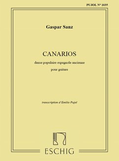 Cover Canarios pour guitare