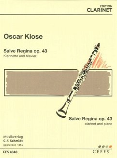 Salve Regina op.43 für Klarinette und Klavier Cover Salve Regina op.43 für Klarinette und Klavier