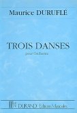 3 danses op.6 pour orchestre partition miniature