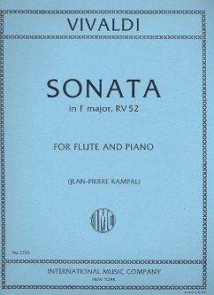 Sonata F major F.V:14 for flute and piano Sonata F major F.V:14 for flute and piano