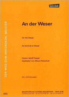 Cover An der Weser für Akkordeon Solo- und Duettausgabe