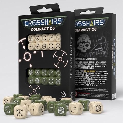 Crosshairs Compact D6: Beige&Olive