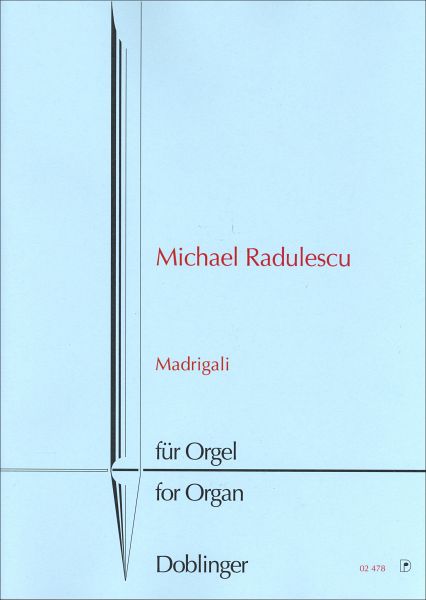 Madrigali für Orgel