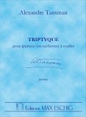 Triptyque pour quatuor (orchestre) ŕ cordes partition de poche