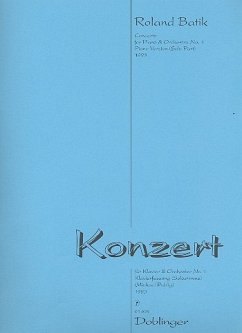 Cover Konzert Nr.1 für Klavier und Orchester Klavierfassung (=Solo-Stimme)