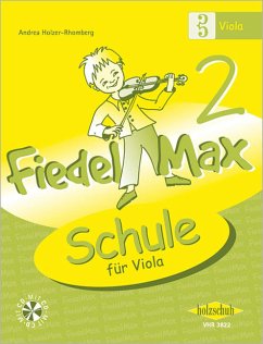 Cover Fiedel-Max für Viola - Schule, mit Audio-CD. Bd.2