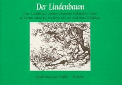 Cover Der Lindenbaum Leichte Sätze aus Silchers deutsche Volkslieder 1869 für Hackbrett