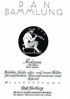 Cover Méditation (Ave Maria) für Flöte (Vl./Vc./Ob./Hrn. F/ Fag./ Trp./ Klar) und Klavier