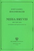 Missa in honorem sanctissimae trinitatis op.117 für gem Chor a cappella, Partitur Missa in honorem sanctissimae trinitatis op.117 für gem Chor a cappella, Partitur