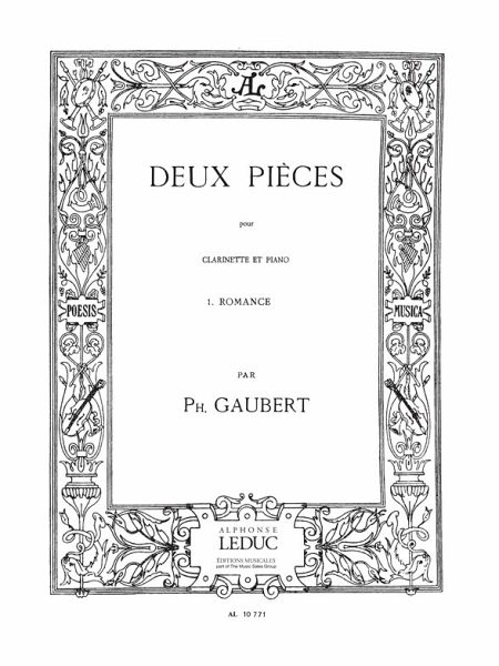 Romance pour clarinette et piano Romance pour clarinette et piano