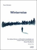 Winterreise op.89 D911 für Gesang (mittel), Violine, Viola und Violoncello Stimmen