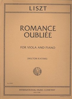 Cover Romance Oubliée for viola and piano