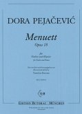 Menuett op.18 für Violine und Klavier